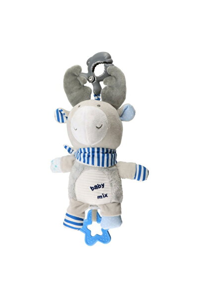 Babymix Jucărie de pluș Baby Mix Los cu mașinărie și clemă