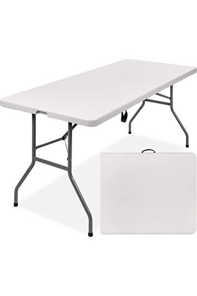 Best Choice Products 6ft Plastic Folding Table