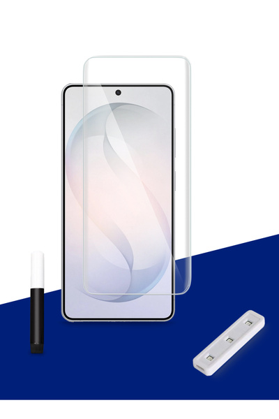 Wtech Samsung Galaxy S26 Ultra 5G 2026 Premium Curved Edges UV Full Glue Temp...