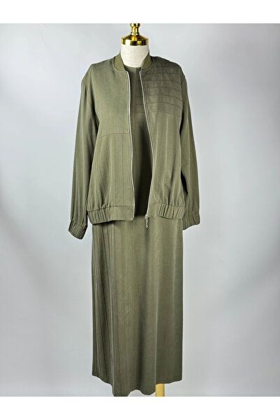 Nuss Haki Renk Bomber Takım