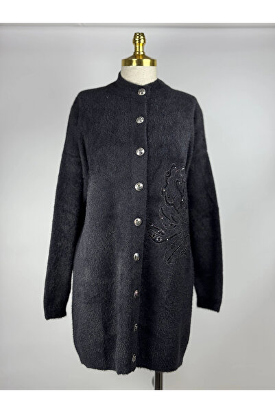 Nuss Siyah Renk Hırka