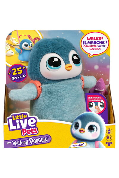 Moose Toys Little Live Pets - My Pet Penguin, cuddly toy