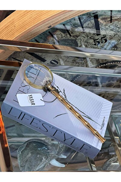 YASAR CONCEPT Lupă din alamă Bambelle 8x28 cm