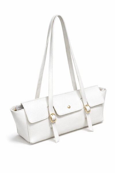 ÇANTAM GELSİN Women's Padded Buckle Shoulder Bag Bag Si Size 36X13 cm