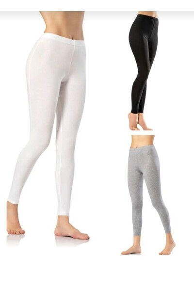 KOTA 4000 Women's Mixed Color Lycra Long Tights 3 Pieces