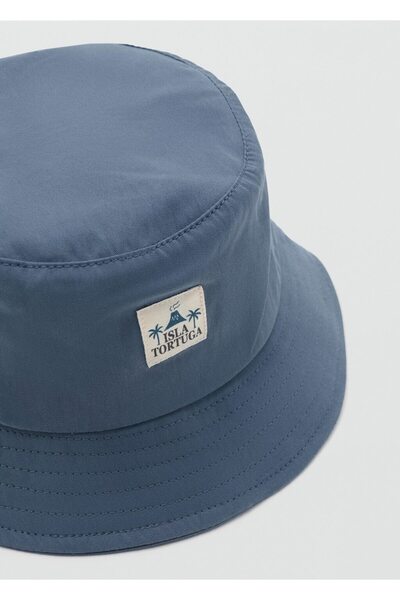 MANGO Baby İşlemeli bucket şapka