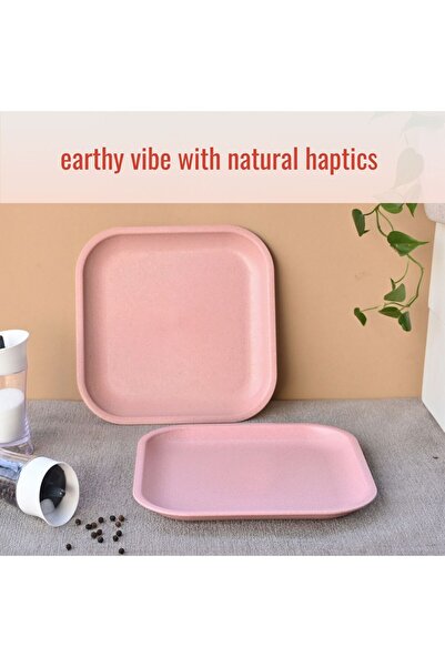 REuse Reusable Square Plate 8 inch | 1 piece | Made from coffee husks | Turki...