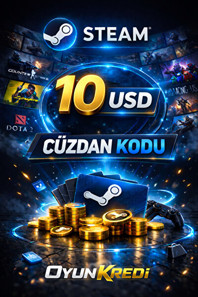 Steam 10 USD Cüzdan Kodu