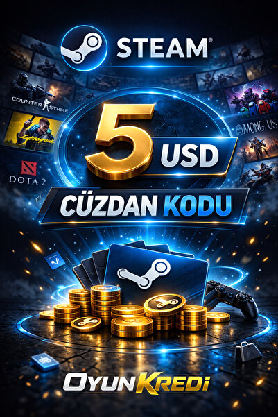 Steam 5 USD Cüzdan Kodu