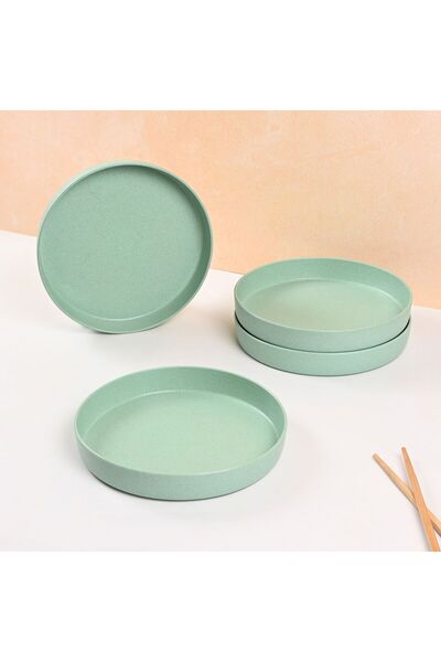 REuse Reusable Round Plate 8 inch | 1 piece | Made from coffee husks | Celest...