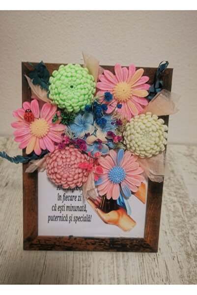 OEM Scented soy wax flower painting