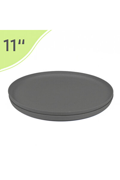 REuse Reusable Round Plate 11 inch | 1 piece | Made from coffee husks | Charc...