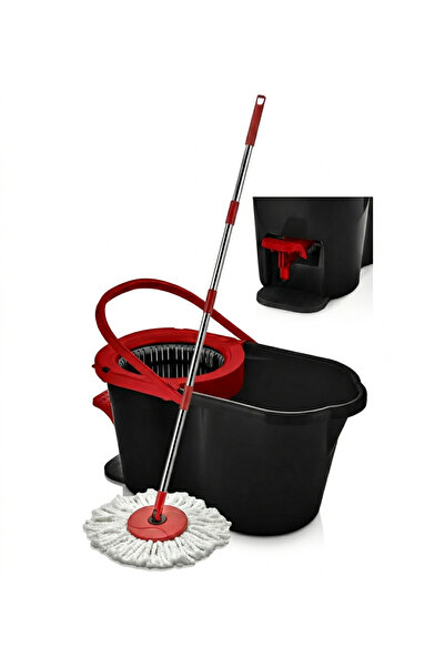 KeSSa Turbo Pedallı Yer Silme Temizlik Seti Mop Ve Paspas Pratik Ve Kolay Tem...