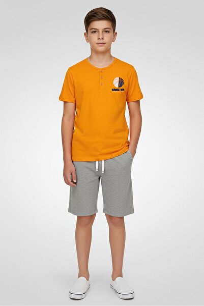 Freestyle Kids Boy 2 Pieces Graphic Print T-Shirt And Shorts, Multicolor