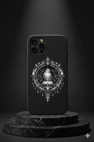 kılıfevreni حافظة سيليكون من سلسلة ميستيك أنيمال لانسومارش لآيفون 15 برو + وا...