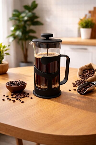 Without a mark Glass coffee pot press