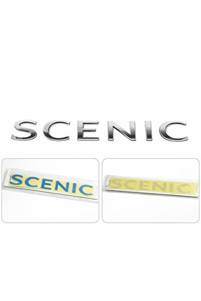 OEM Scenıc Arka Bagaj Yazısı Yapıştırmalı