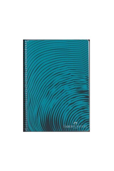 Besay Toys Pp Cover Waves Spiral Notebook 100 Yp Striped 5075 000436-Green