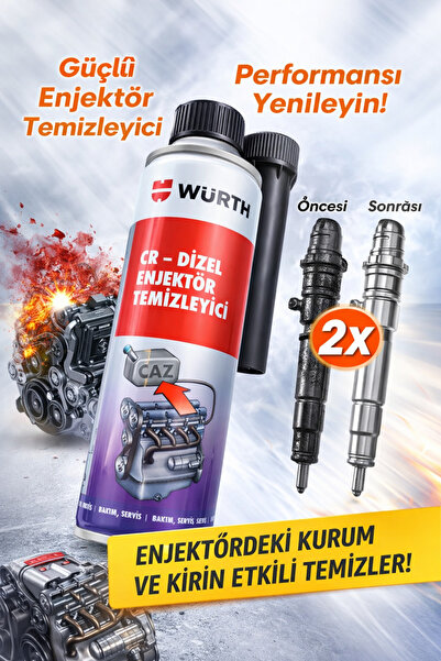 Würth dizel enjektör temizleyici %100 orjinal yeni tarihli