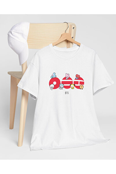 barsdepo Tricou BTS cu imprimeu de calitate PREMIUM, unisex pentru copii/adul...