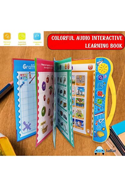 Twisoo Children English Learning Touch Reading Sound Book for Kids