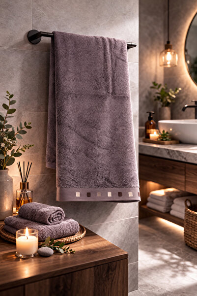 maicotton Premium Bambu Karışımlı Banyo Havlusu 70x140 cm – Yumuşak, Yüksek E...