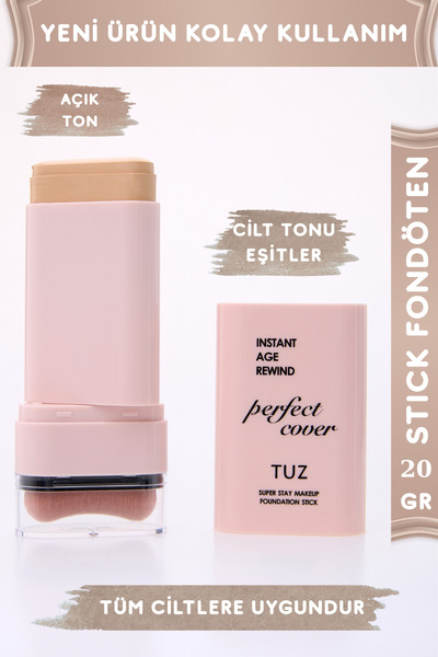 TUZ Stick Fondöten Fırçalı 2 İN 1 20 Gr.