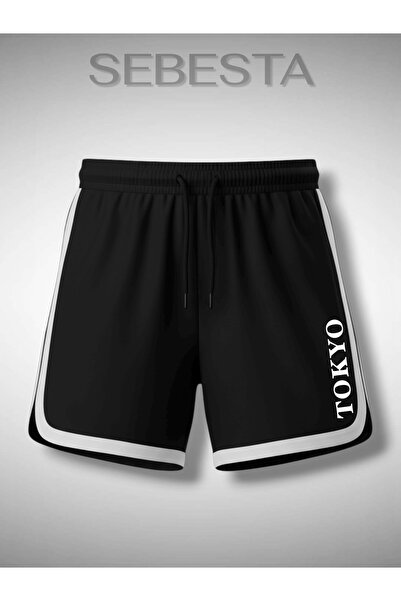 Sebesta Fashion Tokyo Printed Premium Jersey Piped Sportsman Shorts