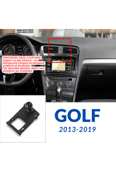 VELTROVA Suport telefon cu incarcare wireless 15W, prindere dedicata pentru V...