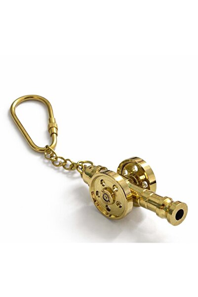 hediye sandalı Brass Sea Ball with Figure Keychain