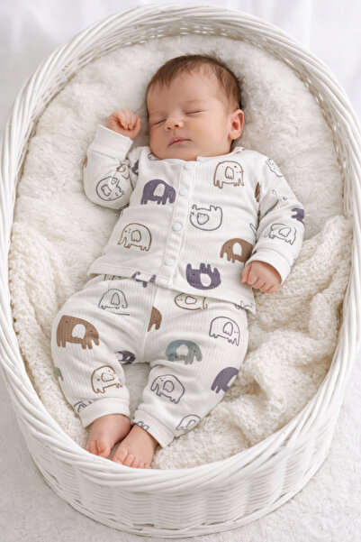 VERONA TARZ Baby Boy Girl Unisex 2-Piece Pajama Set for Sleeping and Daily Us...