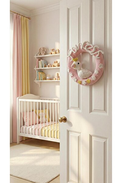 Wellgro Cuddly Amigurumis Kuğu Çocuk Odası Kapı & Duvar Süsü