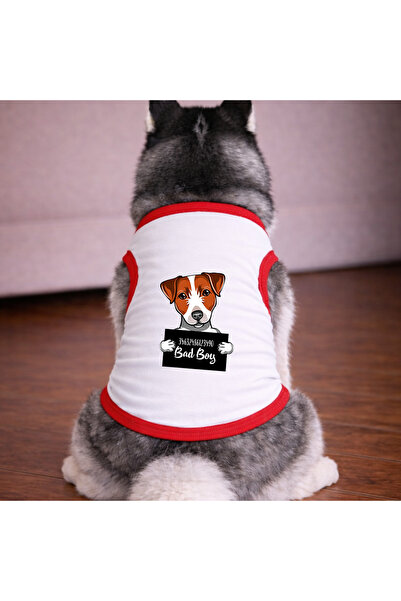 petite pati قميص أبيض اللون للكلاب من نوع جاك راسل (100% قطن ممشط) للسلالات ا...