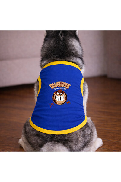 petite pati تي شيرت أزرق للكلاب من نوع تاز (100% قطن ممشط قطن%) للسلالات الصغ...