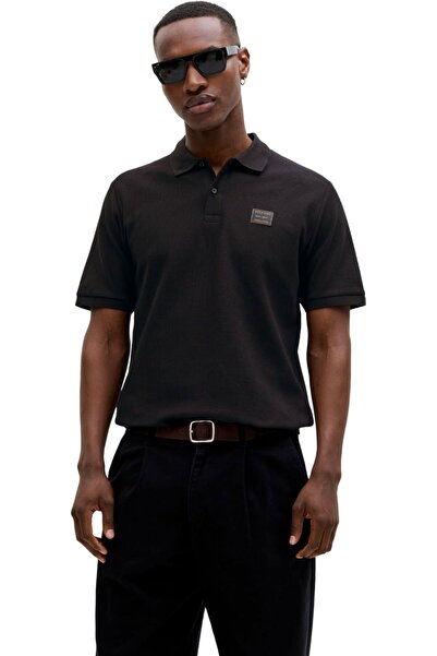 Jack & Jones Μπλούζα JACK & JONES Daytona Polo SS - 12294713-Μαύρο