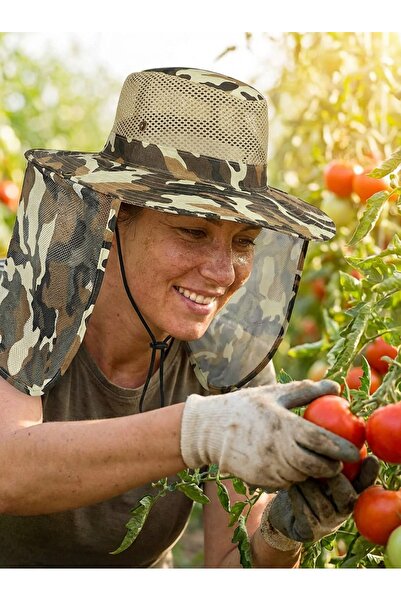 PIECE SIGNATURE Custom Waterproof Flat and Camouflage Bucket Hat (for Safari,...