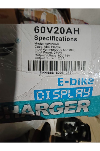 Bix 60V 20 ah 5 akülü elektrikli motorsikletler için akü şarj aleti devre kes...