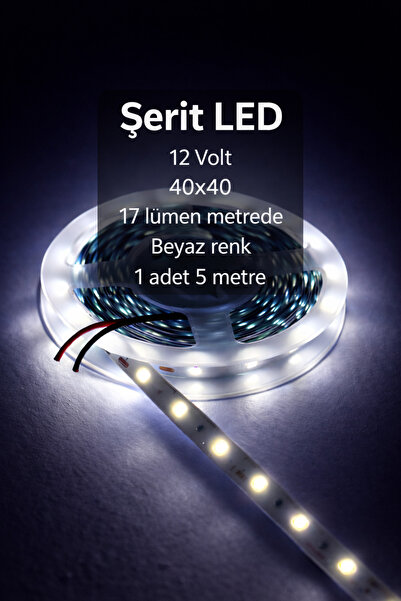 ZMR LUMIXA 1 ADET 5 METRE ŞERİT LED 4 FARKLI RENK ŞEÇENEĞİ (TRAFOSUZ ÇALIŞMAZ)