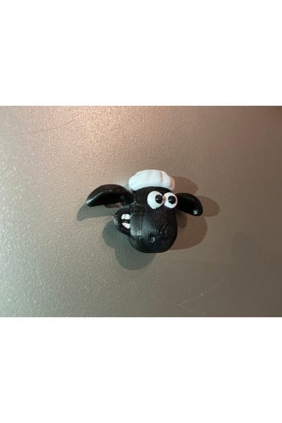 ADA 3D Shaun The Sheep Koyun Çizgi Film Karakteri Eğlenceli Buzdolabı Magneti