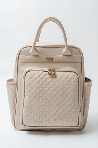 My Reality Fashion Mia Mother Baby Care Backpack 7350 Cream