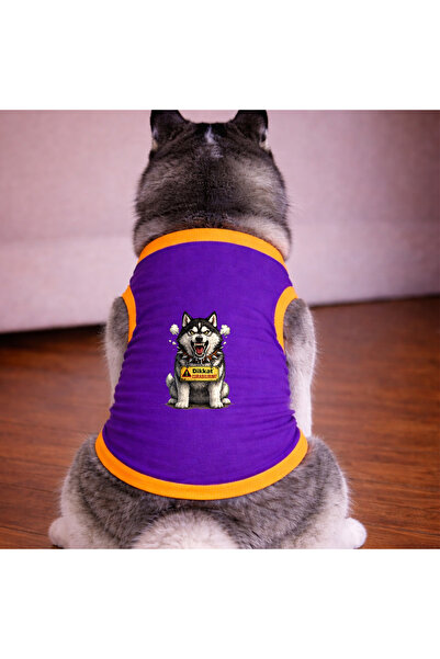 petite pati تي شيرت للكلاب باللون الأرجواني قابل للغسل (100% قطن ممشط قطن%) ل...