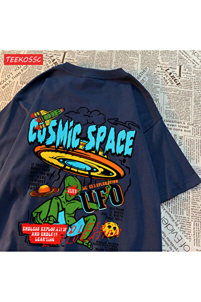 NOISSEY مجموعة تي شيرتات نسائية برسومات Urban Pop Graphic، كود 5290