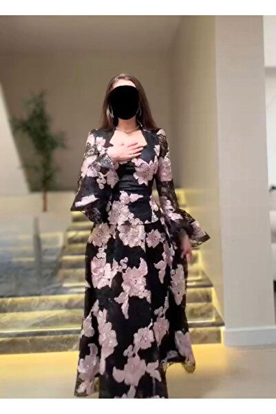Rwnq Dresses فستان دانتيل مورد