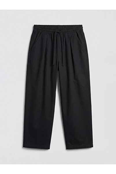LC Waikiki Lcw Kids Black Pleated Gabardine Boy's Pants