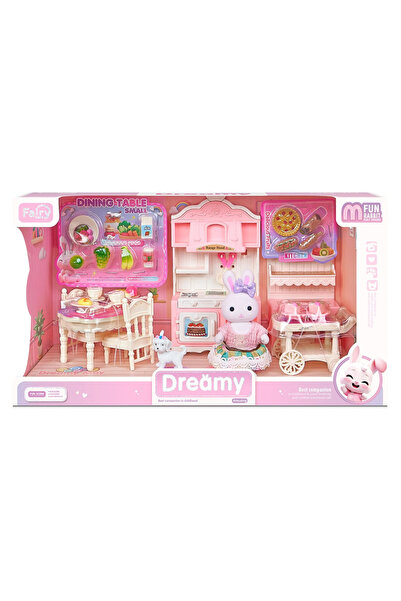 MEGA BAY DREAMY MİNİ TAVŞAN-BÜYÜK MUTFAK OYUN EVİ SETİ
