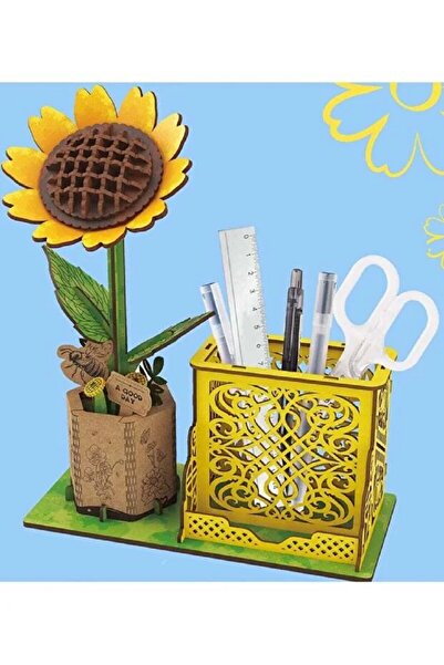 Fun Moment 85-piece 3D wooden flower puzzle