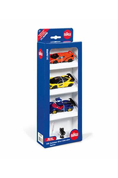 Siku مجموعة هدايا من 4 قطع للسيارات الفائقة KGS-6328