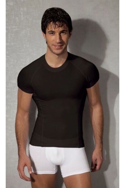 Doreanse Men's Modal / Cotton Short Sleeve Thick Crew Neck Slim Fit Tshirt