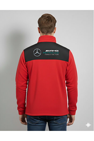 dafri Petronas Logo Printed High Gramage Fleece Jacket