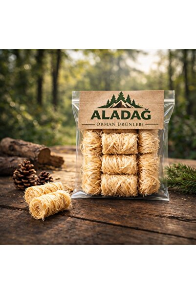 Kendim Doğal Odun Yünü Tutuşturucu 5’li Paket – Hızlı Yanan Mangal & Şömine Ç...